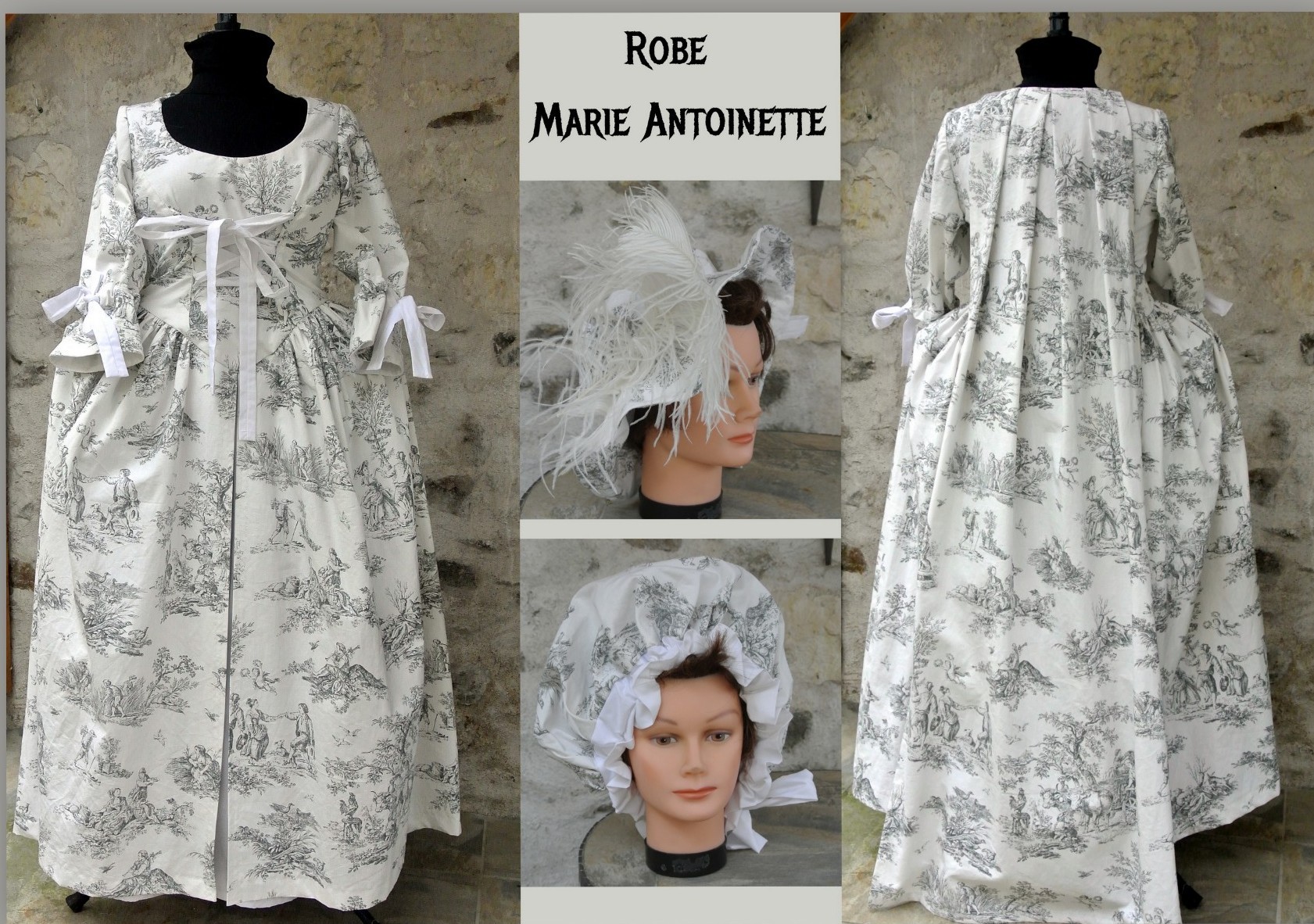 Robe époque Marie Antoinette