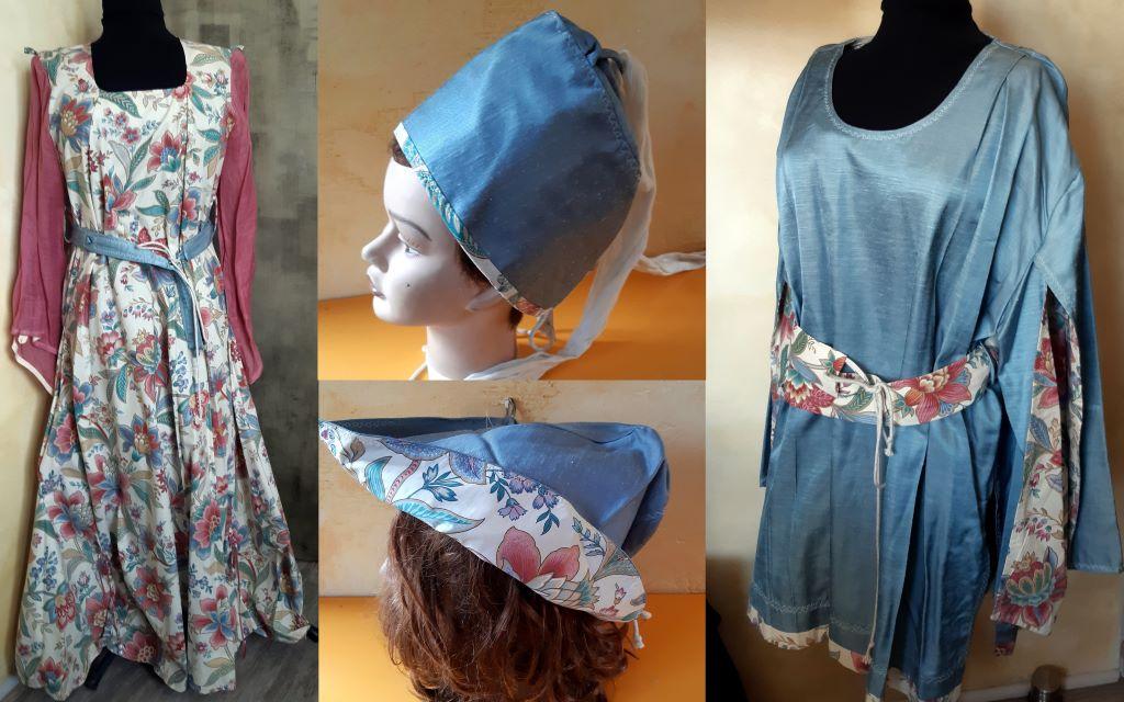 Robes médiévale et tunique