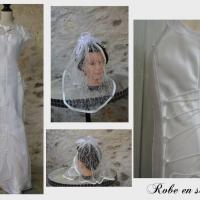 Robe de mariée papillon en soie